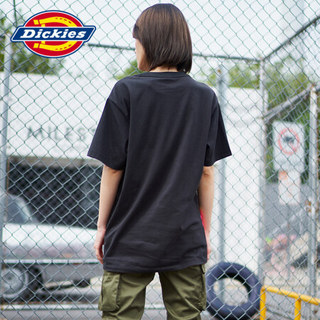 Dickies×赵明 联名合作款 创意印花情侣短袖T恤男 DK007119 黑色 XXL