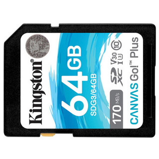 金士顿（Kingston）sd卡大卡 微单佳能相机内存卡 SDG3卡配破窗器（170MB/s） 32GB