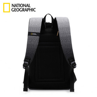 国家地理NATIONAL GEOGRAPHIC电脑包户外旅行休闲双肩包商务书包出差多功能背包 灰色