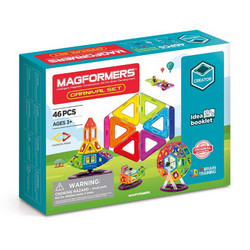 MAGFORMERS 麦格弗 Magformers磁力片磁力棒儿童拼搭积木玩具创造者系列金宝贝早教教具 703001 嘉年华