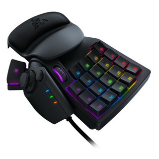 RAZER 雷蛇 塔洛斯魔蝎V2 32键 有线机械键盘 黑色 模拟光轴 RGB