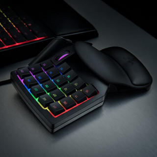 RAZER 雷蛇 塔洛斯魔蝎V2 32键 有线机械键盘 黑色 模拟光轴 RGB