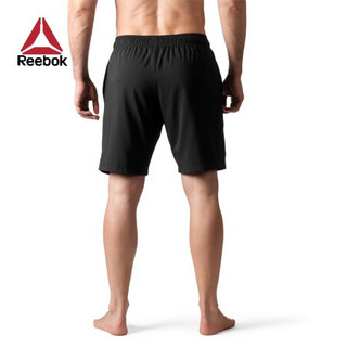 Reebok锐步男子训练夏季短裤ELWOVENSHORT健身有氧运动裤CY4927 CY4927-黑色 A/2XL