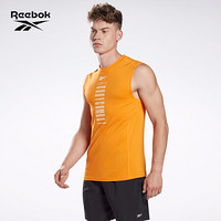 Reebok锐步健身LM BodyCombat Muscle Tank莱美男子背心GE1023 GE1023_橘色 A/S