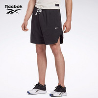 Reebok锐步健身LM Terry Short莱美男子夏季短裤五分裤GE1011 GE1011_黑色 A/S