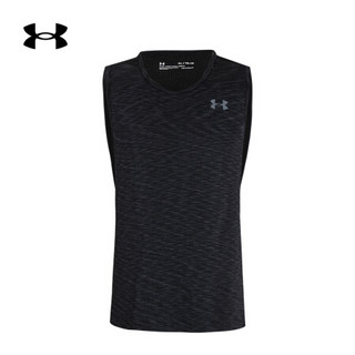 安德玛官方UA Seamless男子运动背心Under Armour1347252 黑色001 L