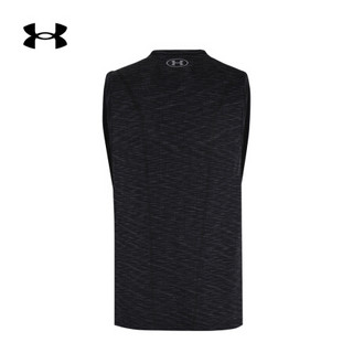 安德玛官方UA Seamless男子运动背心Under Armour1347252 黑色001 L