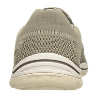 SKECHERS斯凯奇男鞋一脚蹬休闲鞋低帮缓震舒适65086囤 Taupe 7/39.5码