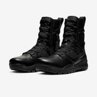 耐克Nike男靴透气抓地户外靴作战靴AQ1199 Black/Black 10