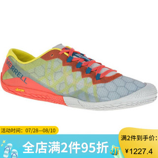 Merrell迈乐男鞋赤脚鞋透气网眼减震舒适低帮运动鞋29193M Orange Green 14