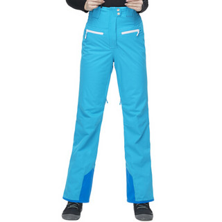 Running river奔流极限 女式防水透气保暖修身双板专业款滑雪裤O6452新 红色175 M/38