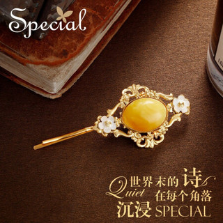 SPECIAL欧美发饰发夹边夹头饰头夹倾情之恋2020新款潮 2颗花朵款