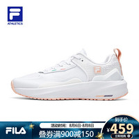 FILA ATHLETICS 斐乐 女子跑步鞋 2020春季新款运动鞋女鞋 集团白-WT 36.5