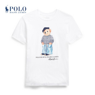 Ralph Lauren/拉夫劳伦女装 2020年春季Polo小熊圆领T恤21388 100-白色 S