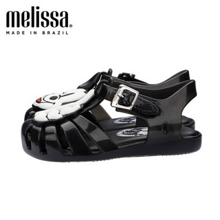 mini Melissa梅丽莎春季迪士尼合作款小童凉鞋女32499 黑色/白色 内长14.5cm