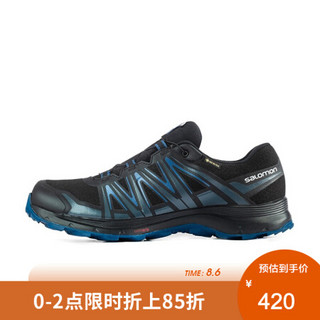 【20秋季尚新】萨洛蒙（Salomon）男款户外防水透气耐磨徒步鞋 XA SIERRA GTX M 黑色 412562 UK6.5(40)