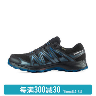 【20秋季尚新】萨洛蒙（Salomon）男款户外防水透气耐磨徒步鞋 XA SIERRA GTX M 黑色 412562 UK9(43 1/3)