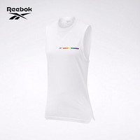 Reebok锐步 运动健身TS PRIDE TANK男女运动背心GL4494 GL4494_白色 A/M