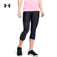 UNDER ARMOUR 安德玛 HeatGear®   Graphic 1351698 女子训练中裤 黑色001 L