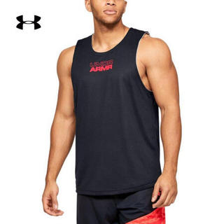 安德玛官方UA Baseline男子双面运动背心Under Armour1351288 灰色014 L