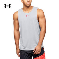 安德玛官方UA Baseline男子双面运动背心Under Armour1351288 灰色014 L