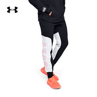 安德玛官方UA 男子篮球运动长裤Under Armour1351339 黑色001 M