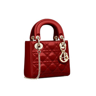 Dior 迪奥 Lady Dior系列 女士迷你手袋 M0505OWCB_M323 红色