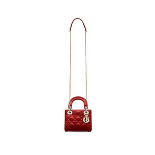 Dior 迪奥 Lady Dior系列 女士迷你手袋 M0505OWCB_M323 红色