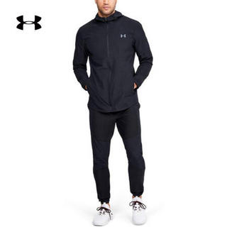 安德玛官方UA Training男子梭织运动夹克Under Armour1352088 黑色001 XXL