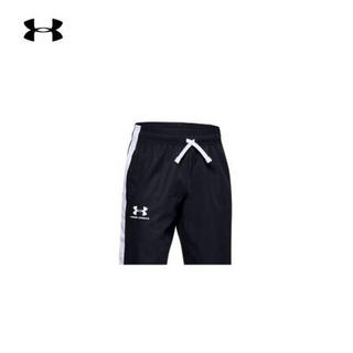 安德玛官方UA Woven Track男童运动长裤Under Armour1351822 黑色001 童XL