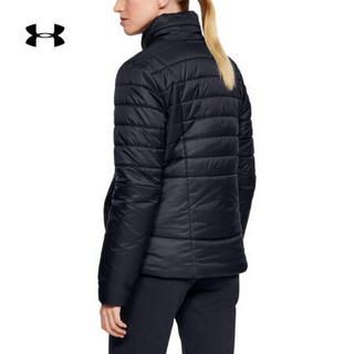 安德玛官方UA Armour Insulated女子运动夹克Under Armour1342812 黑色001 XS