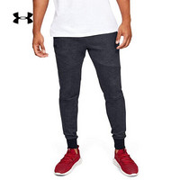 安德玛官方UA Doubleknit男子运动长裤Under Armour1347273 黑色001 XL