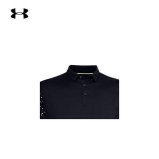 安德玛官方UA Range男子运动Polo衫Under Armour1359327 黑色001 XL