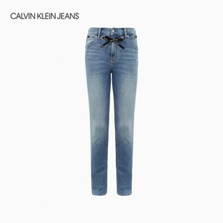 CK JEANS 2020秋冬新款 女装高腰合体版牛仔裤CK JEANS015 J214647 1A4-蓝色 25