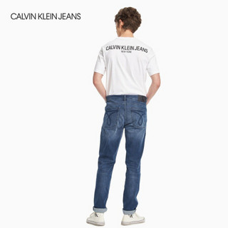 CK JEANS 2020秋冬款男装 合体楔形版牛仔裤CKJ059 J315497 1BJ-蓝色 32