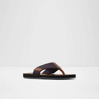 ALDO/奥尔多男鞋夹趾一脚蹬平底休闲鞋拖鞋凉鞋12648872 Dark Brown 10