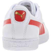 PUMA彪马男鞋休闲鞋板鞋354367低帮 白橘 Puma White 9/42码