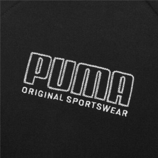 PUMA 彪马 ATHLETICS 男子运动卫衣 844126-01 黑色 S