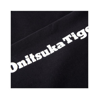 Onitsuka Tiger鬼塚虎休闲运动裤纯棉舒适短裤男女2181A352-021 黑色 L