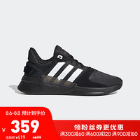 阿迪达斯官网 adidas neo RUN90S 男鞋休闲运动鞋EG8657 一号黑/白/淡灰 42(260mm)