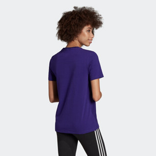 阿迪达斯官网adidas 三叶草 TREFOIL TEE女装经典运动圆领套头短袖T恤ED7497 如图 36