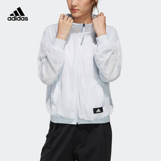 阿迪达斯官网 adidas WB FEM女装运动型格连帽拉链夹克外套FK3521 如图 2XL