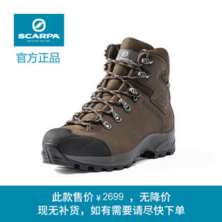 scarpa  女款高帮冈仁波齐 加强版 GTX防水透气 户外徒步登山鞋61061-202 深棕色 39