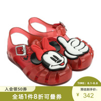 mini Melissa梅丽莎春季迪士尼合作款小童凉鞋女32499 红色/白色 内长15.5cm
