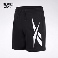 Reebok锐步 运动经典CL X MU VT WV ST男女夏季短裤五分裤GJ9998 GJ9999_黑色 A/XL