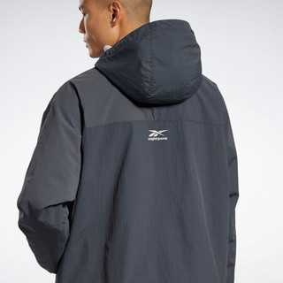 Reebok锐步 运动经典81 WOVEN ANORAK男女休闲长袖防风衣 GK6881_灰色 A/M