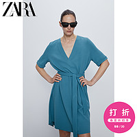 ZARA【打折】女装 配腰带质感连衣裙 01165163920