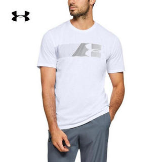 安德玛官方UA 运动短袖T恤男女同款Under Armour1329584 白色101 男码XXL