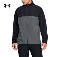 安德玛官方UA Golf Rain男子运动高尔夫夹克Under Armour1342717 黑色001 L