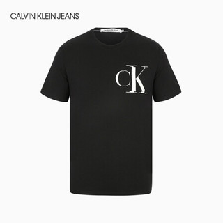 CK JEANS 2020秋冬新款 男装纯棉简约LOGO短袖T恤 J316754 YAF-白色 S